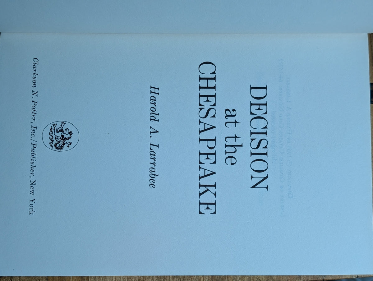 Decision at the Chesapeake book