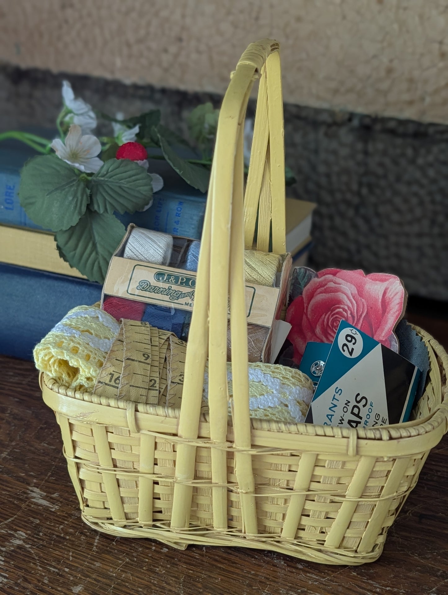 Sewing notions basket