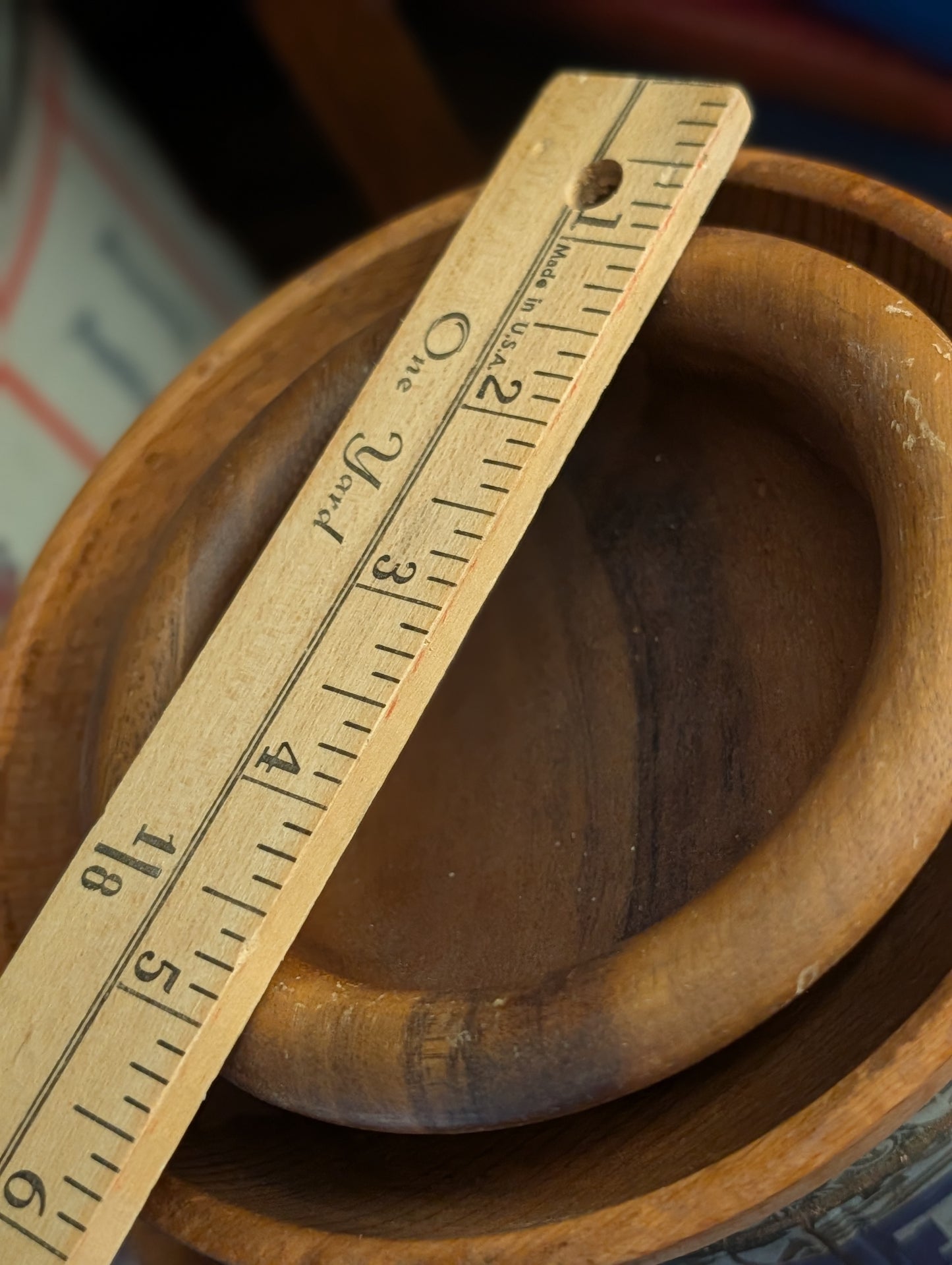 Wood bowl stack