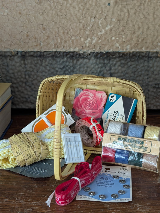 Sewing notions basket