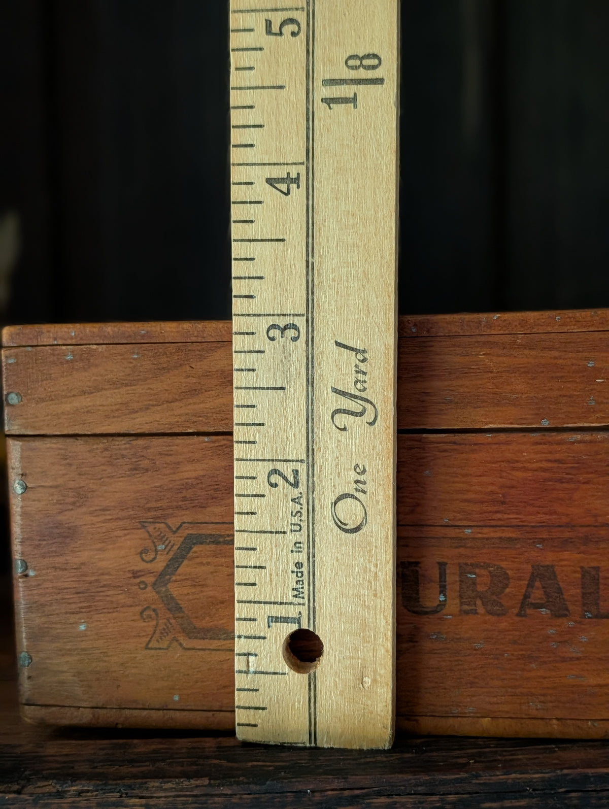 Wooden cigar box