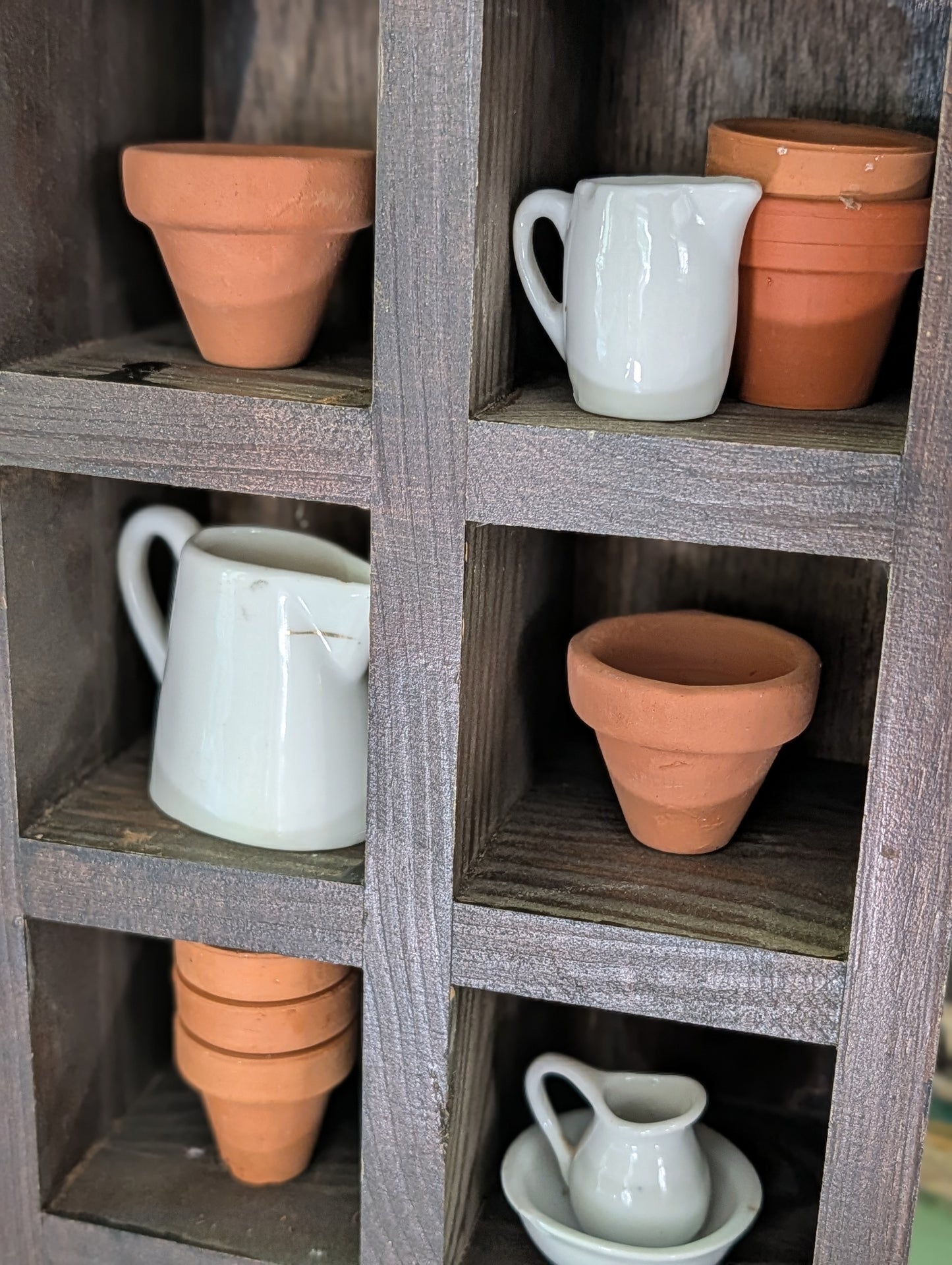 Mini cubby cabinet