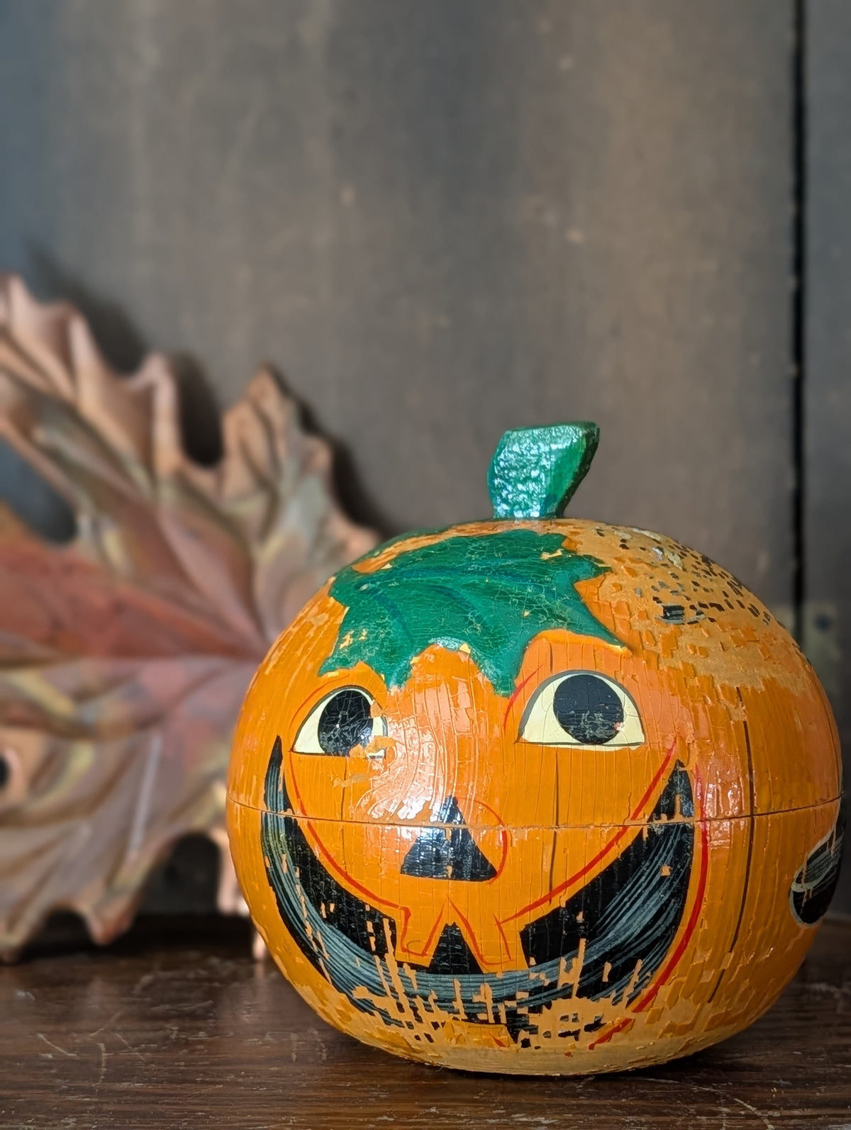 Wood pumpkin