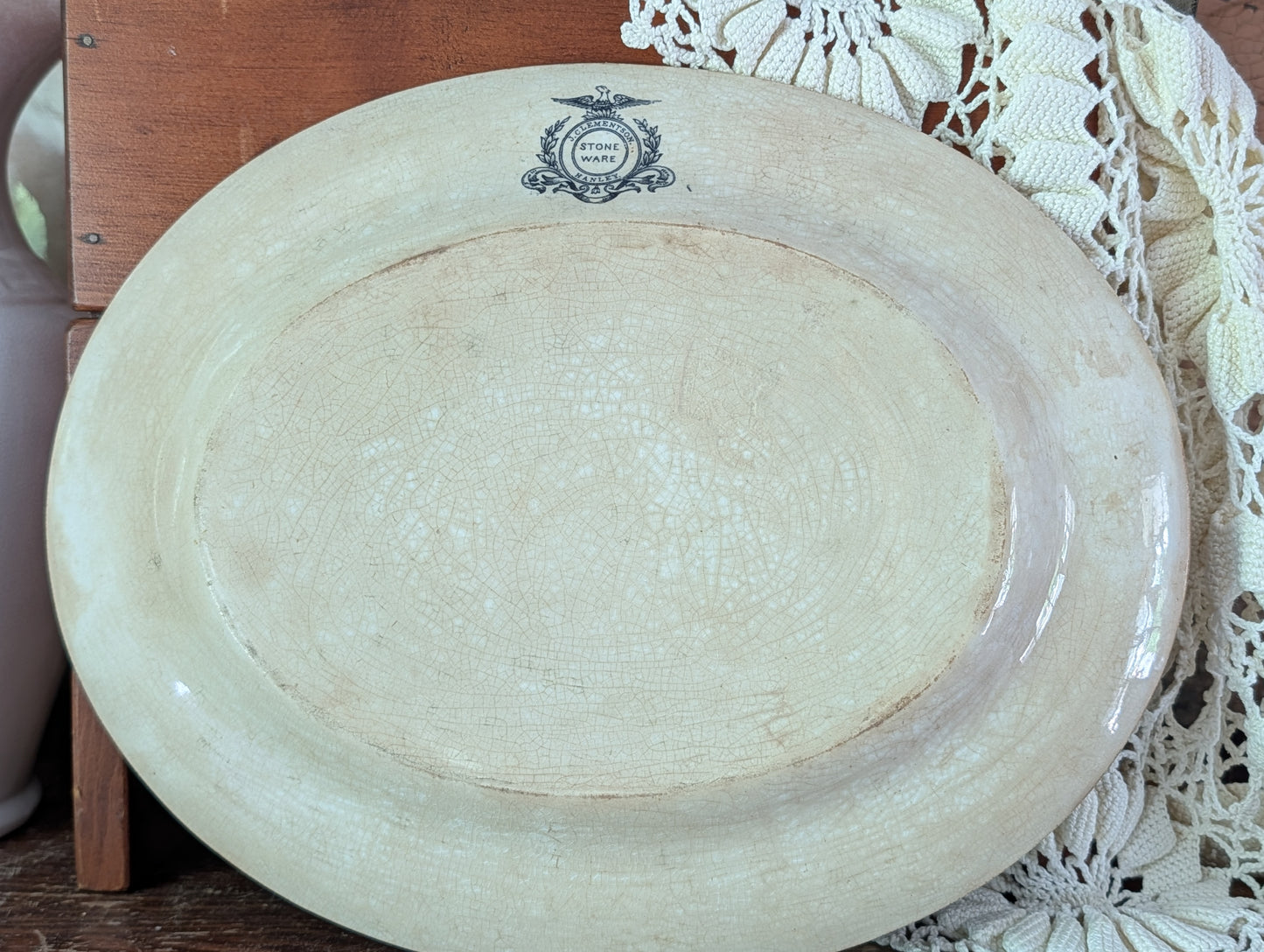 Wheat ironstone platter