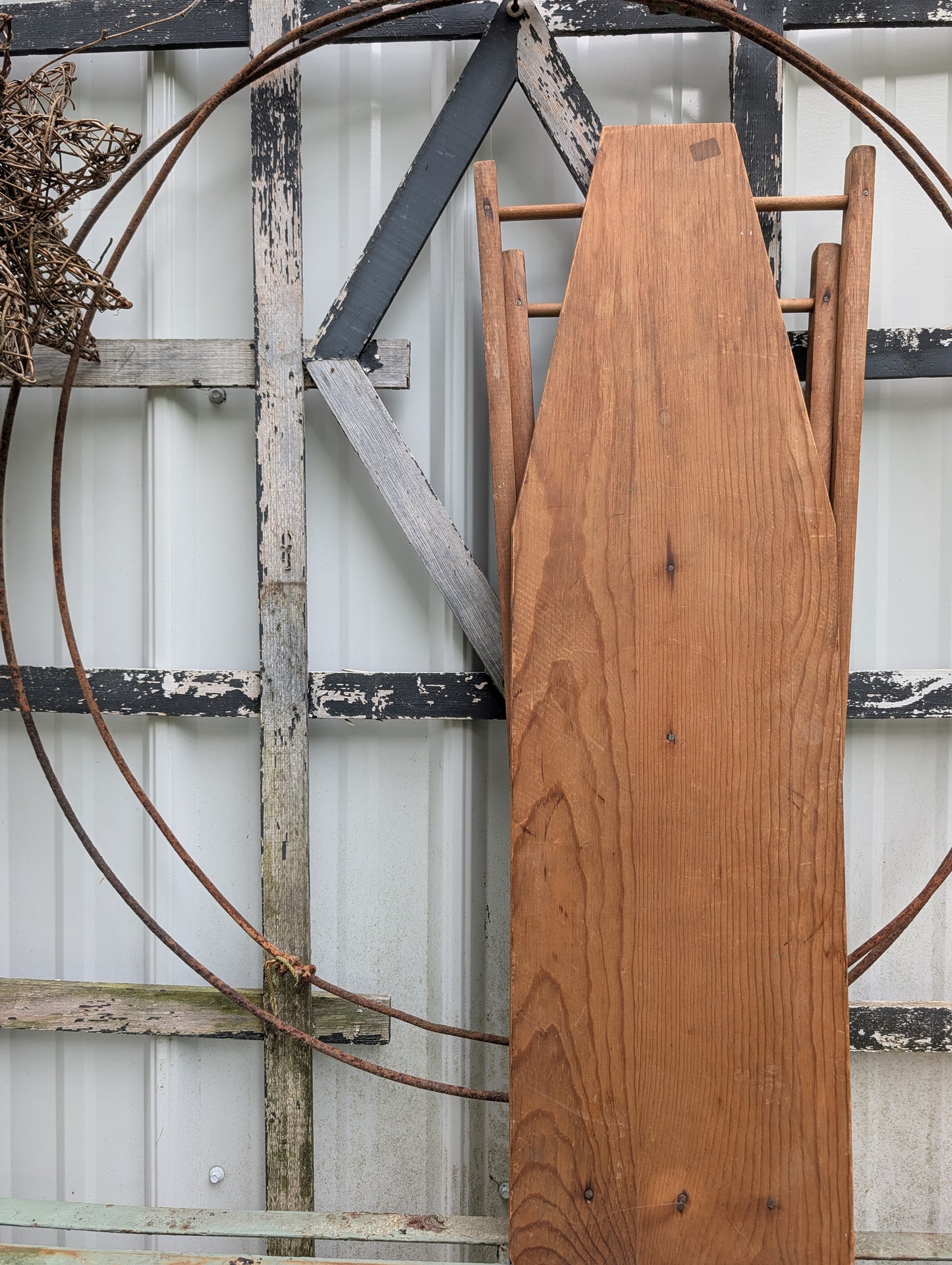 Child's wood ironing board