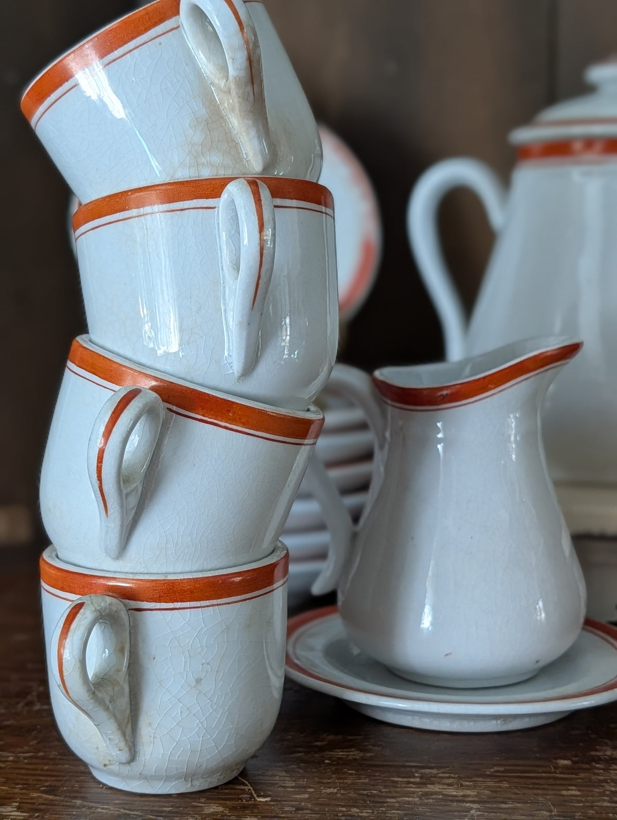 Ironstone tea set