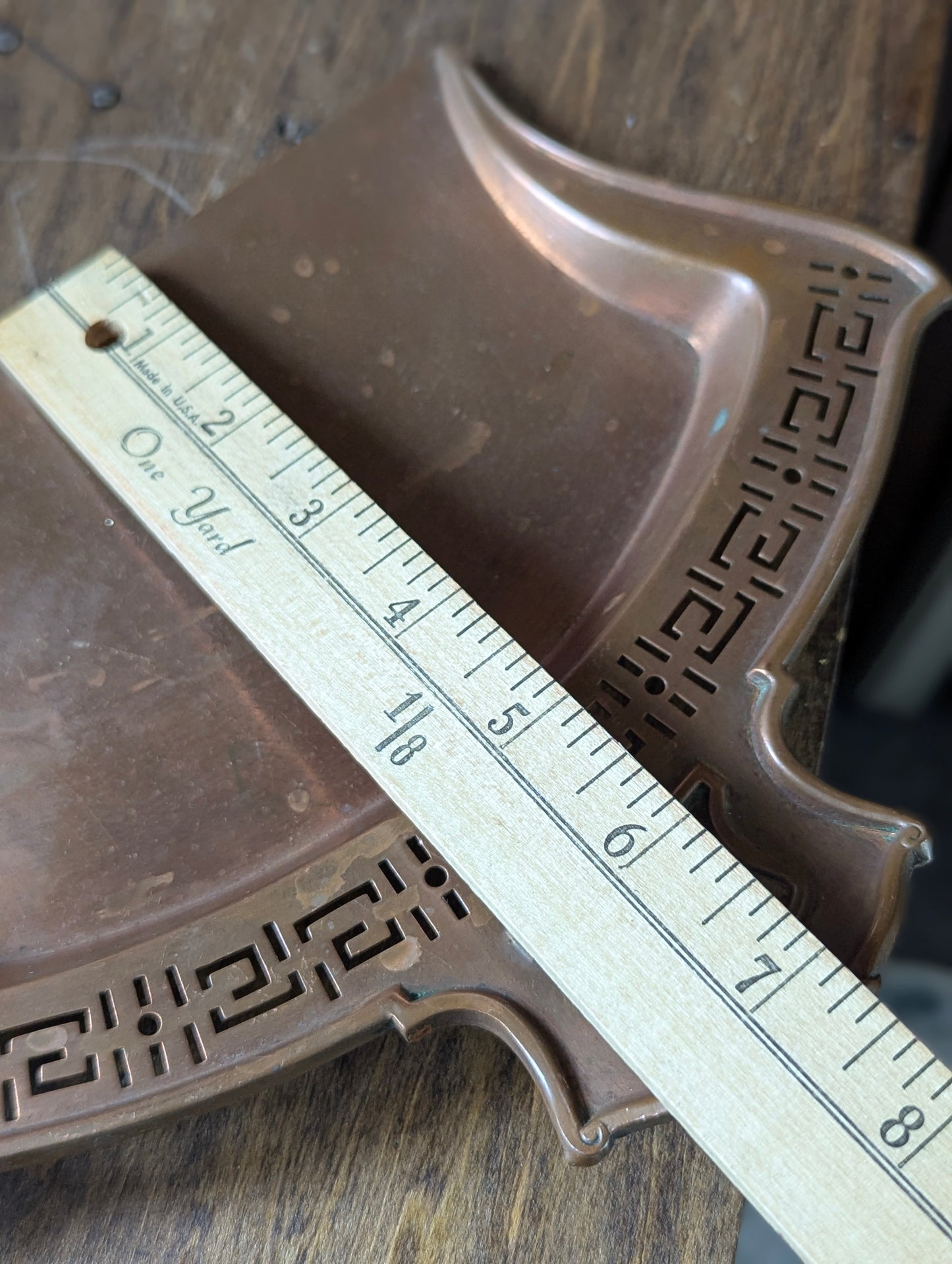 Copper crumb catcher silent butler