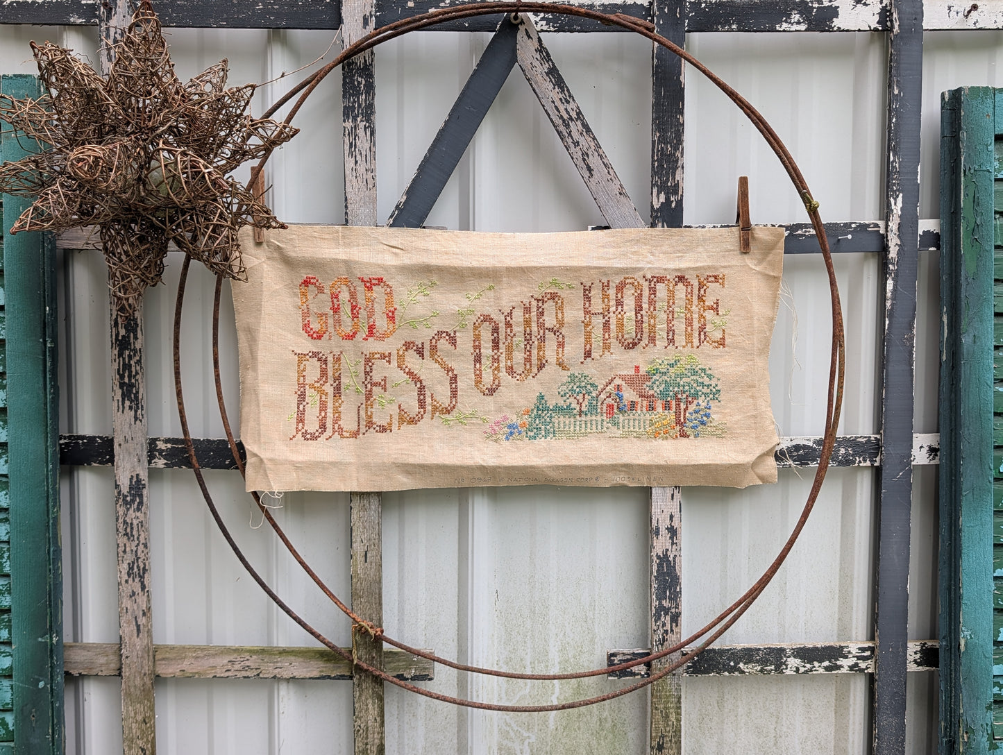 Bless our Home cross-stitch