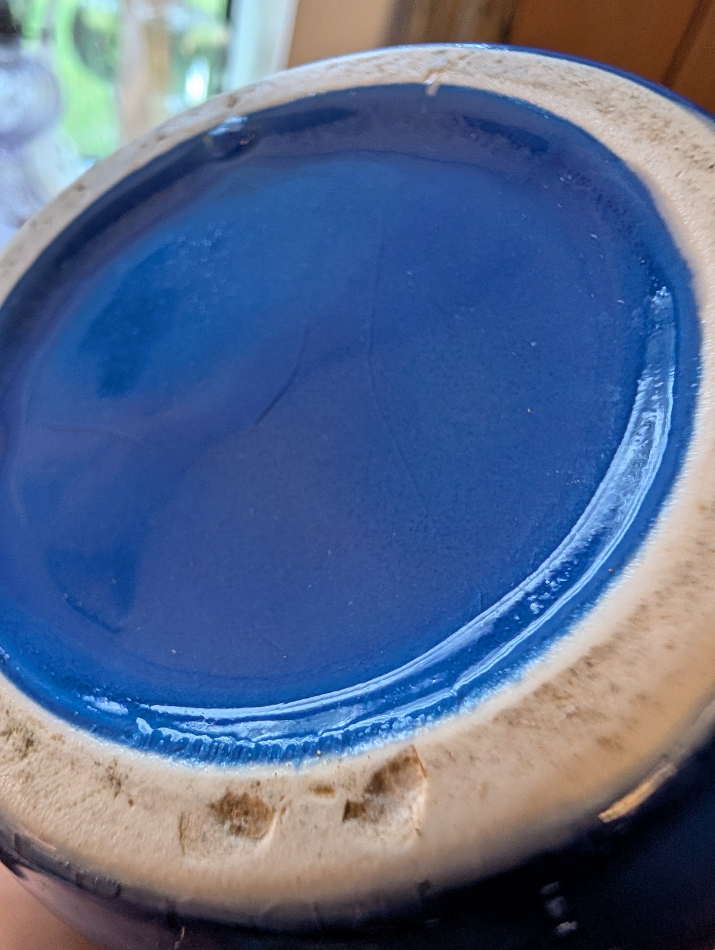 Blue pitcher/creamer