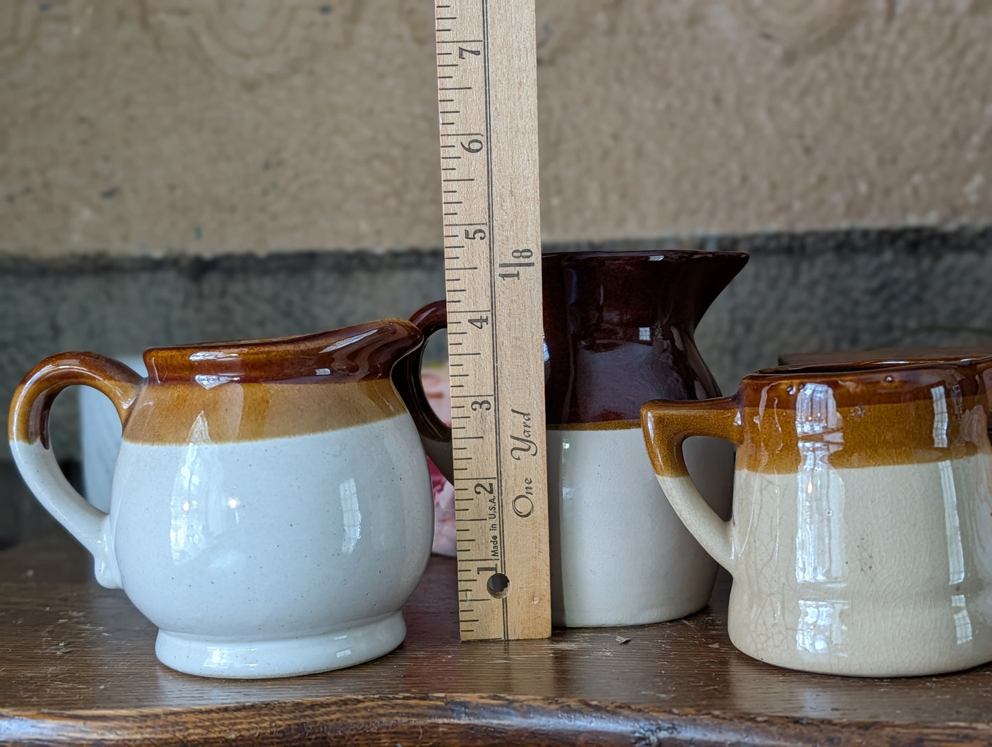 Stoneware creamers