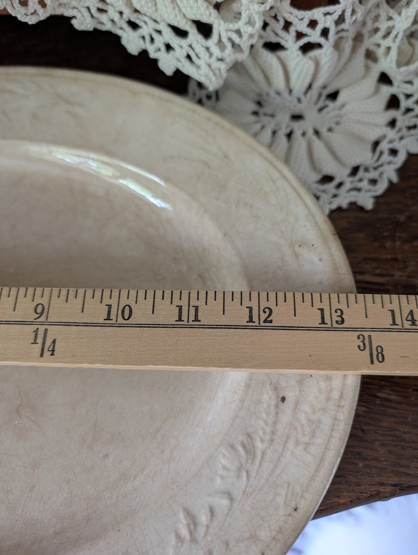 Wheat ironstone platter